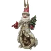 Kurt Adler Birch Berry Santa With Squirrel Ornament -Christmas 010627B BIRCH SANTA WITH SQUIRREL ORNAMENT 97831.1646252434
