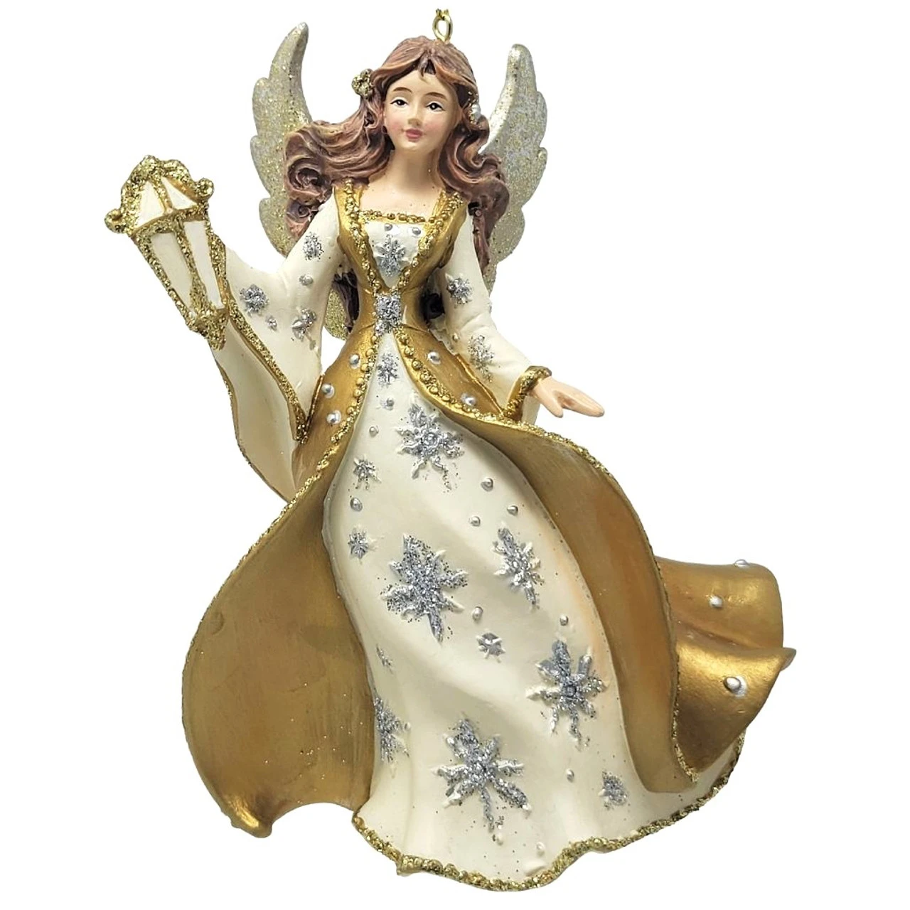 Kurt Adler Brunette Angel Ornament 3 Kurt Adler Brunette Angel Ornament