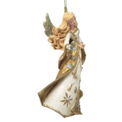 Kurt Adler Blonde Angel Ornament -Christmas 019237B Blonde Angel Ornament Right 06504.1647884106