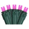 Kurt Adler UL 50-Light 5MM Pink LED Green Wire Light -Christmas 070041 UL 50 Light 5MM Pink LED Green Wire Light 17567.1661437412