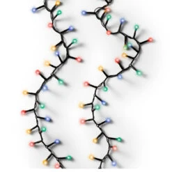 Lumineo 120 LED Multi Color Cherry Lights Black Wire 11 Lumineo 120 LED Multi Color Cherry Lights Black Wire -Christmas 070314 White background 52443.1668958994