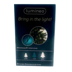 Lumineo Christmas Tree Micro LED Warm White Lights On Green Wire Easy Hang Loop For 7ft Tree -Christmas 070965 side finished 58179.1668372001