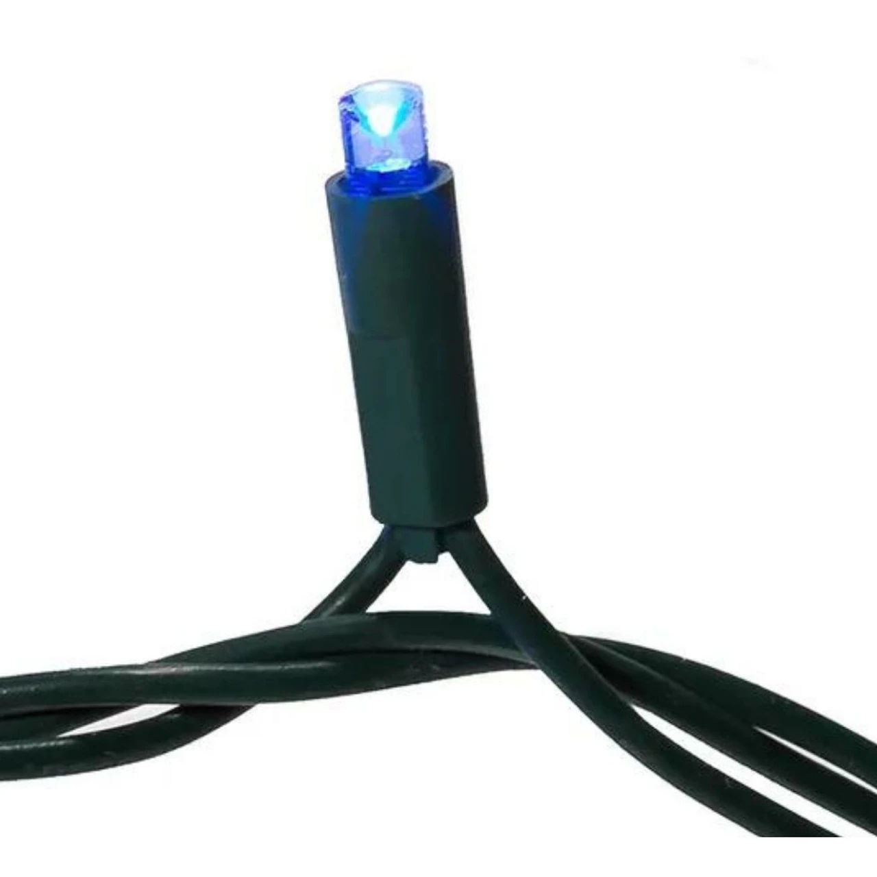 Kurt Adler 50-Light LED Blue Light Green Wire Set - Image 2