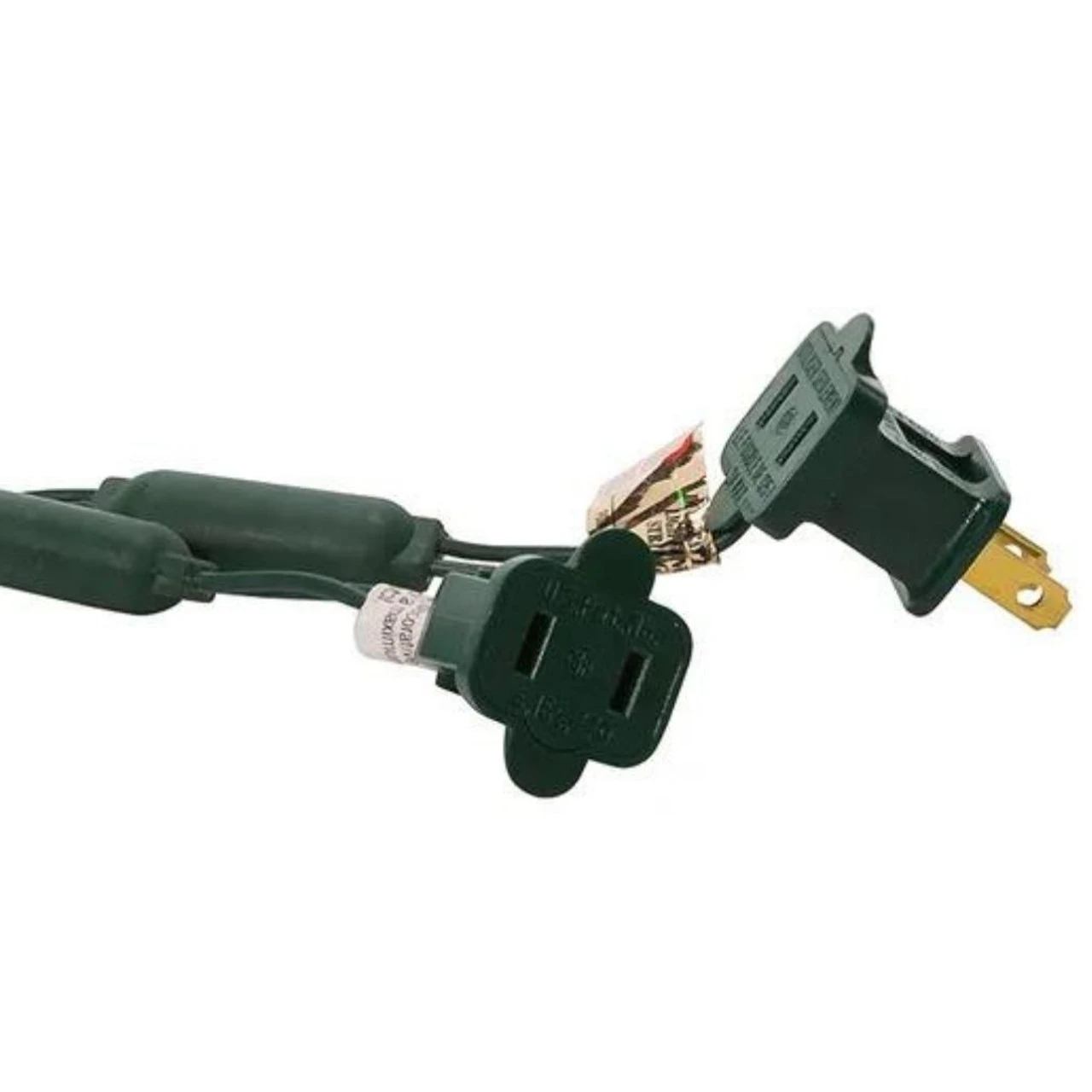 Kurt Adler 50-Light LED Blue Light Green Wire Set - Image 3