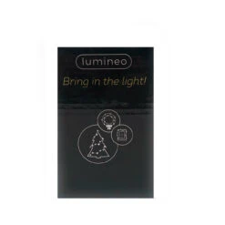 Lumineo 378 Micro LED Multi-Colored LED Lights Silver Wire -Christmas 072831 side done 48728.1605049320