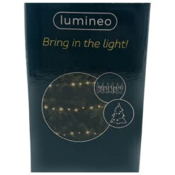 Lumineo 240 Micro-LED Warm White Twinkle Lights Silver Wire -Christmas 072849 Lumineo 240 Micro LED Warm White Twinkle Lights Silver Wire side 1 50643.1668444602