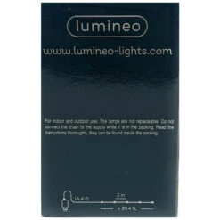 Lumineo 240 Micro-LED Warm White Twinkle Lights Silver Wire -Christmas 072849 Lumineo 240 Micro LED Warm White Twinkle Lights Silver Wire side 2 36719.1668444604