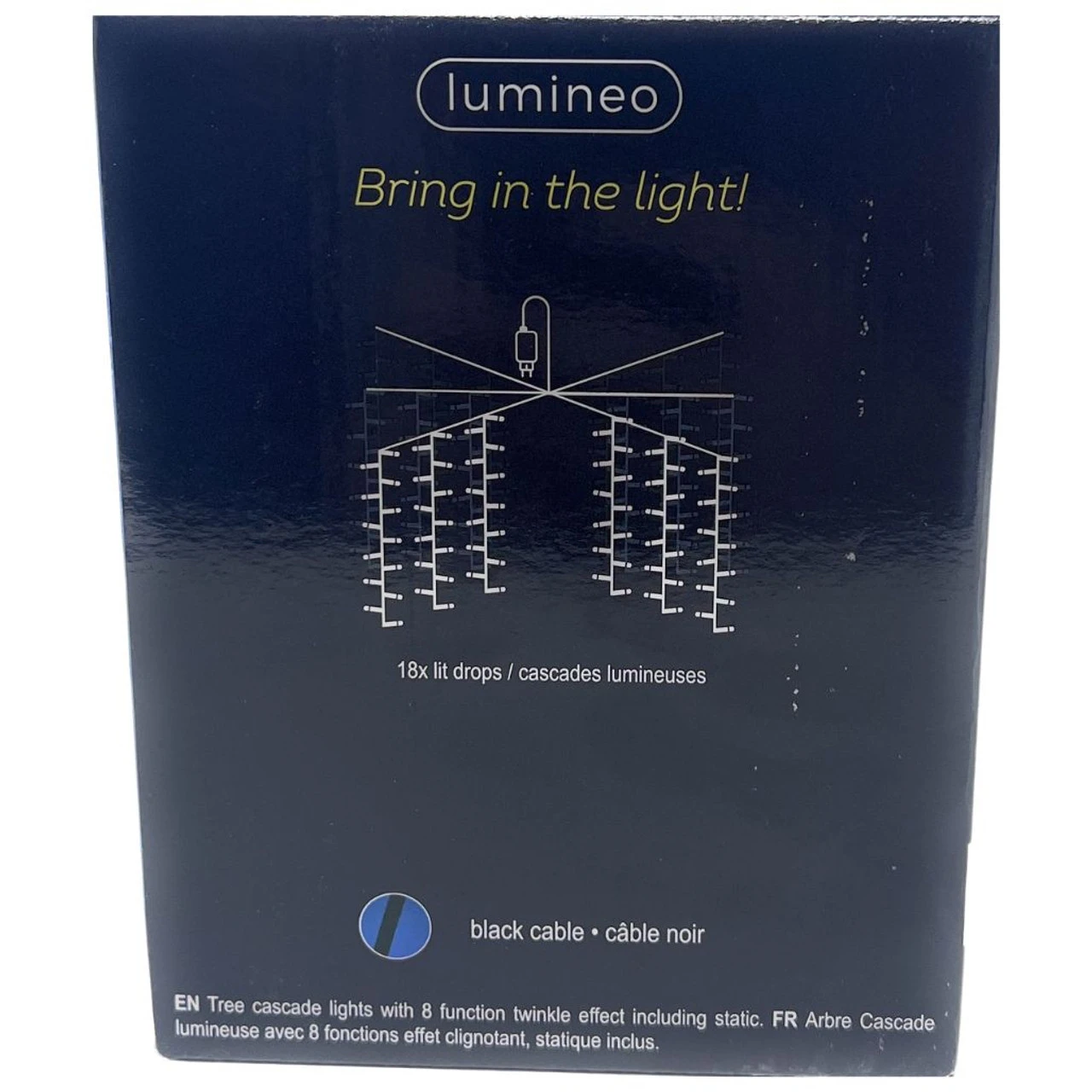 Lumineo 576 Warm White LED Cascading Lights Black Wire - Image 4