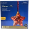 Lumineo Micro LED Red Glass Star -Christmas 076308 Micro LED Red Glass Star 75336.1668441172