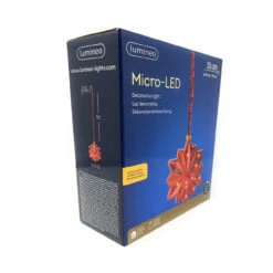 Lumineo Micro LED Red Glass 12 Pointed Star 8 Lumineo Micro LED Red Glass 12 Pointed Star -Christmas 076310 Angle 31675.1668959665