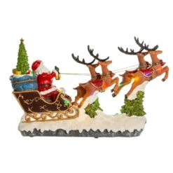 Kurt Adler LED Musical Santa And Sleigh Table Piece -Christmas 101 Untitled design 3 72969.1653478037
