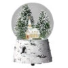 5.5" Musical Dome With A Church And Woods -Christmas 1020 Untitled design 30953.1675931775