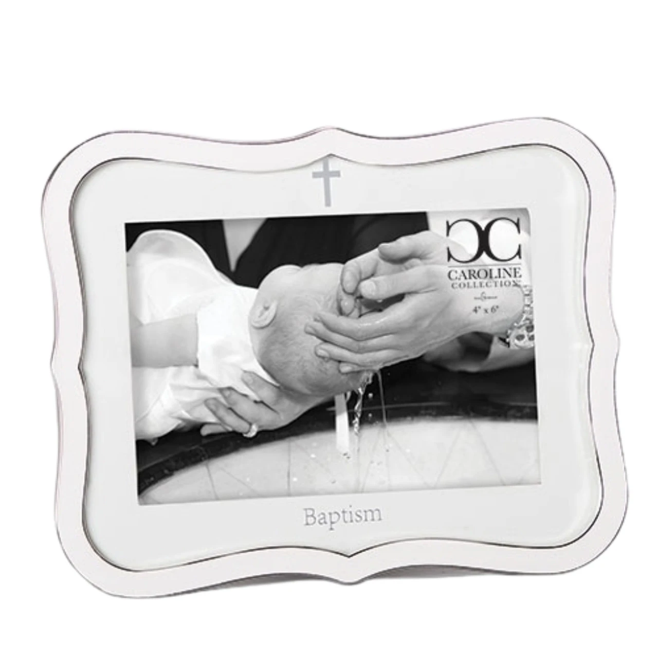 White Baptism Picture Frame 3 White Baptism Picture Frame
