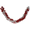 6ft Long Red And Silver Shiny Shatterproof Ball Ornaments Garland -Christmas 1082 Untitled design 73275.1680366182