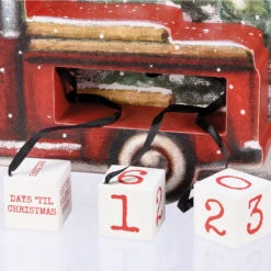 Block Countdown - Red Truck 9 Block Countdown - Red Truck -Christmas 110096 50 45504.1626258740