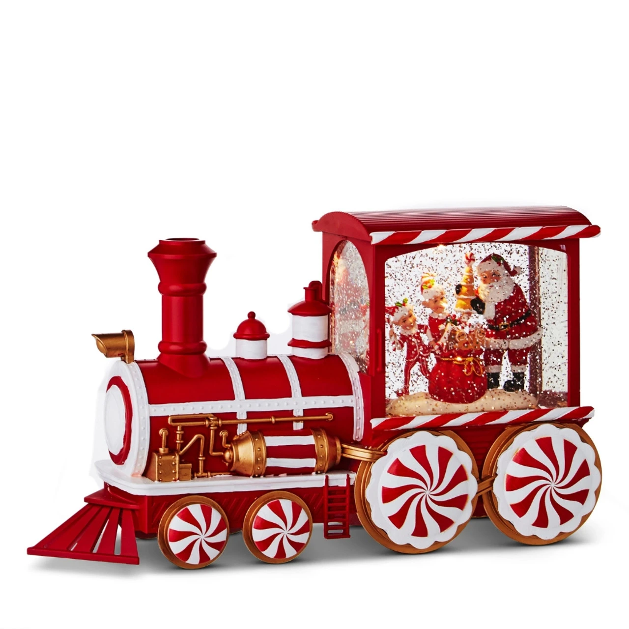 Red And White Musical Glitter Water Lantern Train 3 Red And White Musical Glitter Water Lantern Train