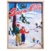 Vintage Retro Wall Ski Art Picture In Frame "Snow City " 2 Vintage Retro Wall Ski Art Picture In Frame "Snow City " -Christmas 1125 Untitled design 31701.1680283521