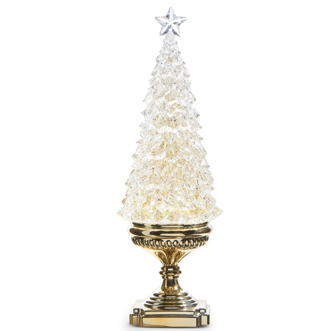 Gold Lighted Swirling Christmas Tree Water Shimmer 3 Gold Lighted Swirling Christmas Tree Water Shimmer