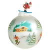 Ski Ornament With Santa Figurine Skiing -Christmas 1152 Untitled design 40609.1679168271