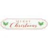 Holly Leaf Merry Christmas Sign 2 Holly Leaf Merry Christmas Sign -Christmas 121150 Holly Leaf Merry Christmas Sign 50949.1663167461