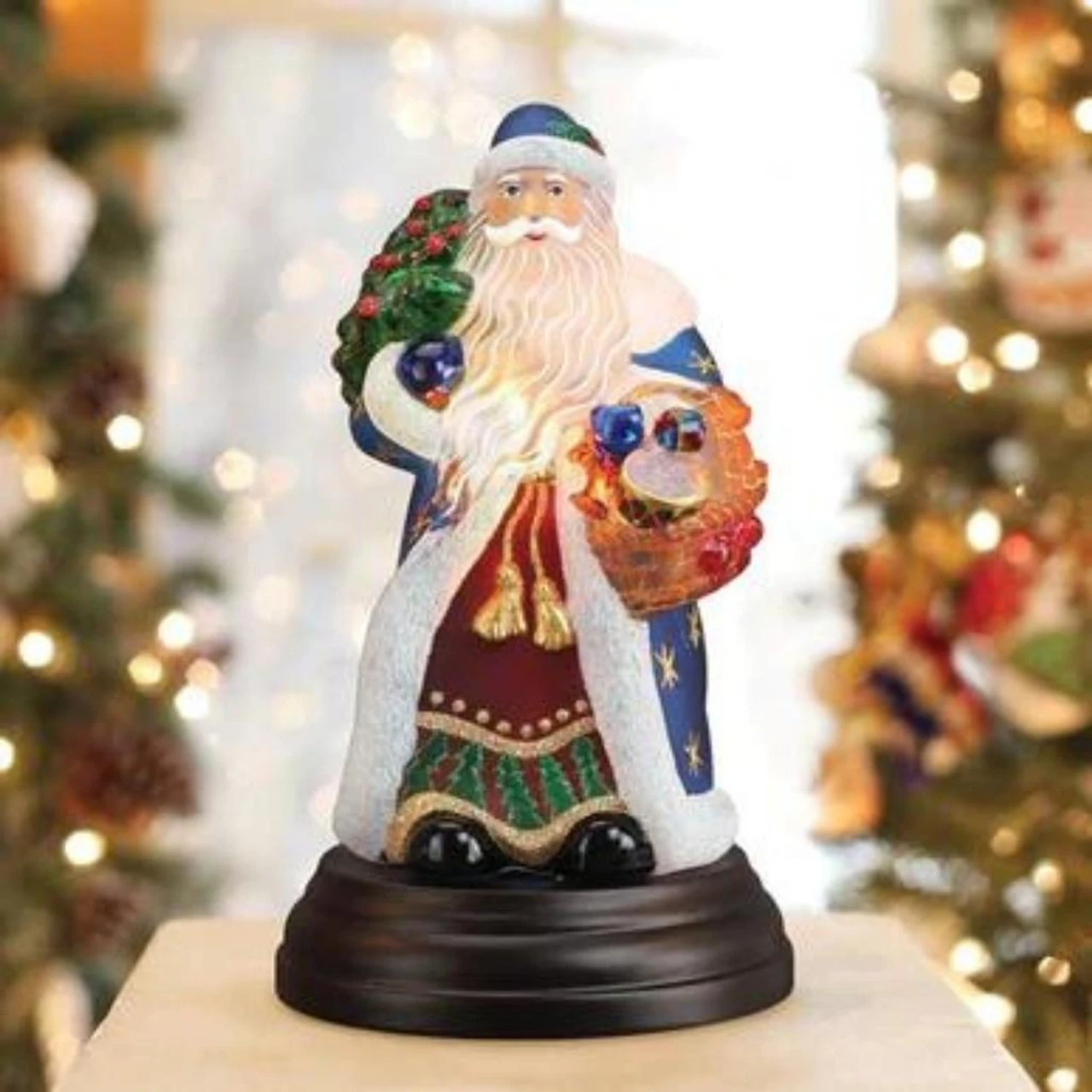 Old World Christmas - Regal Father Christmas Night Light 4 Old World Christmas - Regal Father Christmas Night Light - Image 2