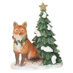 Fox Sitting Under A Tree