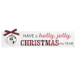 Holly Jolly Christmas Wood Sign