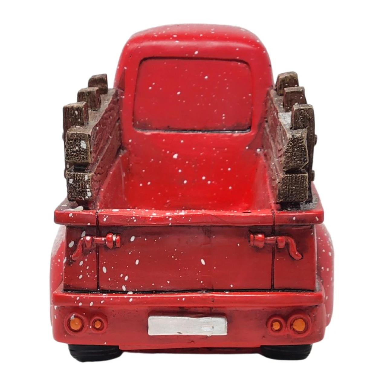 Musical Lit Snowy Red Pick Up Truck 6 Musical Lit Snowy Red Pick Up Truck - Image 4