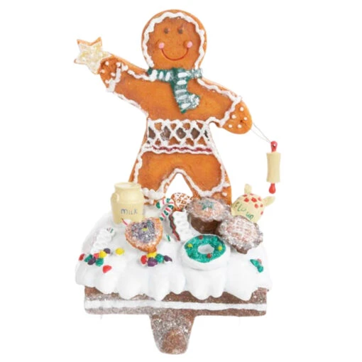 Kurt Adler Boy Gingerbread Stocking Holder