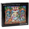 1000 Piece Stained Glass Nativity Jigsaw Puzzle -Christmas 150135 1000 Piece Stained Glass Nativity Jigsaw Puzzle box 62920.1661539693