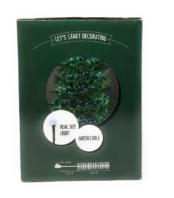 Lumineo 1512 LED Cool White Cluster Lights Green Wire -Christmas 1512 cool cluster side 1 67408.1637453505