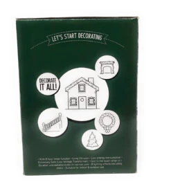 Lumineo 1512 LED Cool White Cluster Lights Green Wire -Christmas 1512 cool cluster side 58593.1637453501