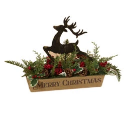 Reindeer In Floral Decor