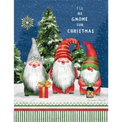 Gnome Christmas Card Set