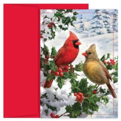 Cardinal Couple Card Set