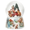 5.75" Snow Globe Featuring Mr. And Mrs. Claus Sitting On A Bench -Christmas 199 Untitled design 84328.1650289279