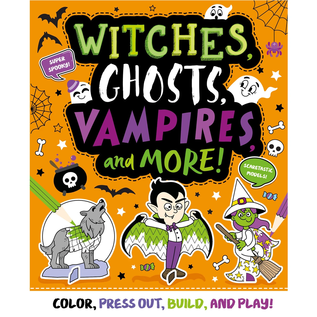Witches, Ghosts, Vampires Color & Craft 3 Witches, Ghosts, Vampires Color & Craft