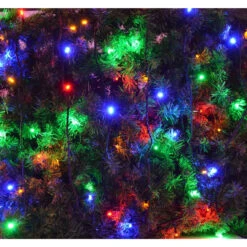 Lumineo 48 LED Multi-Colored Twinkle Lights On Black Wire -Christmas 1 497166 3 rev 98898.1544128720