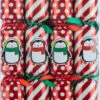 10" 8ct Stripes And Dots Christmas Crackers