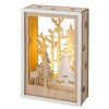 Lumineo Micro LED Forest Snowman Shadow Box -Christmas 203670A Micro LED Forest Snowman Shadow Box 88040.1664906766