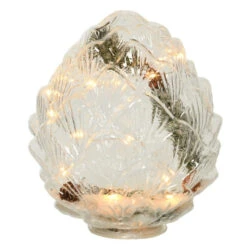 Lumineo Micro LED Glass Pinecone Lamp