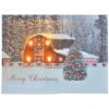 Holiday Barn And Christmas Tree Lit Canvas -Christmas 206370B Holiday Barn And Christmas Tree Lit Canvas 80082.1668629958