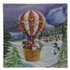 Lumineo LED Santa In Hot Air Balloon Canvas -Christmas 206568A LED Santa In Hot Air Balloon Canvas 86165.1664897286