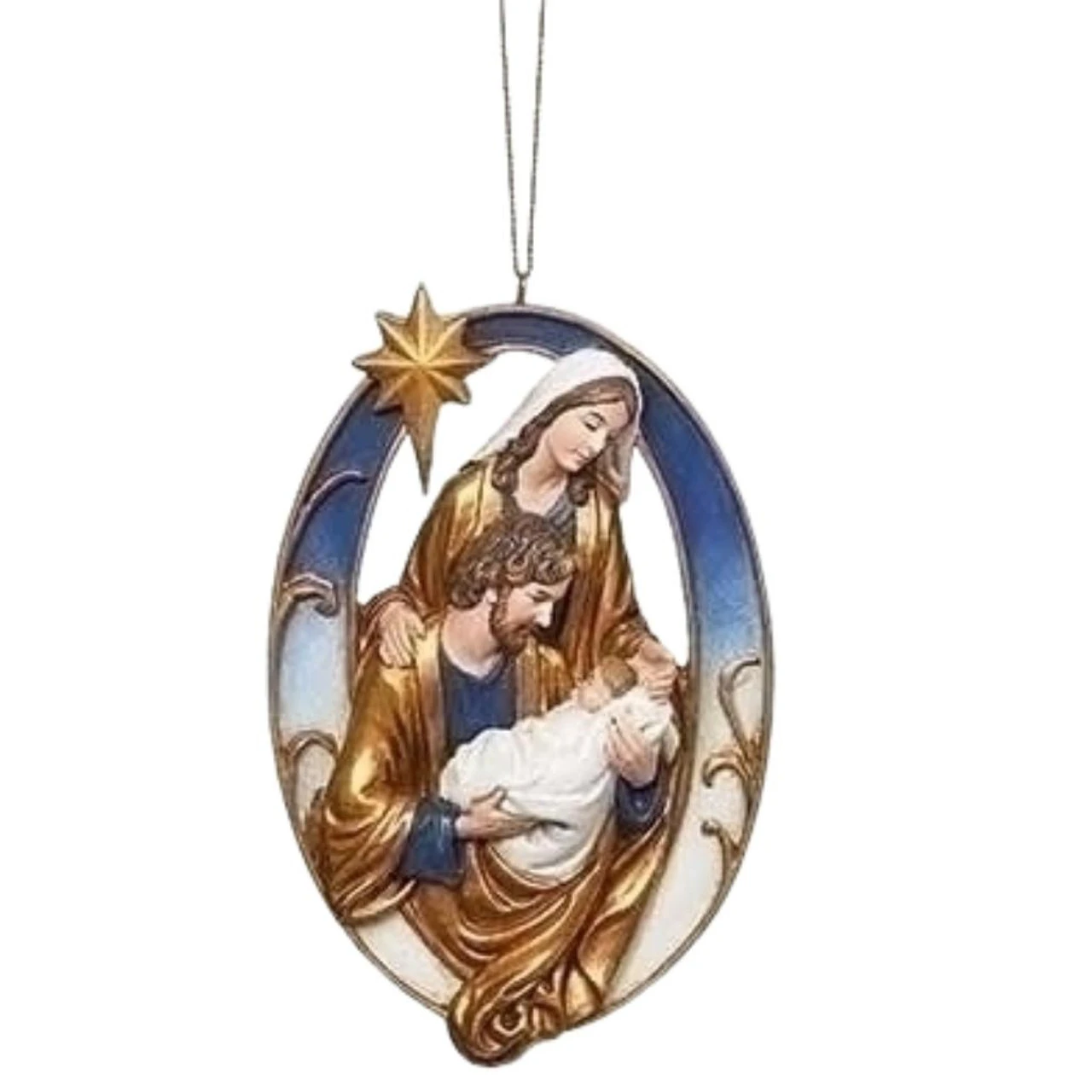 Holy Family Joseph Holding Baby Ornament 3 Holy Family Joseph Holding Baby Ornament