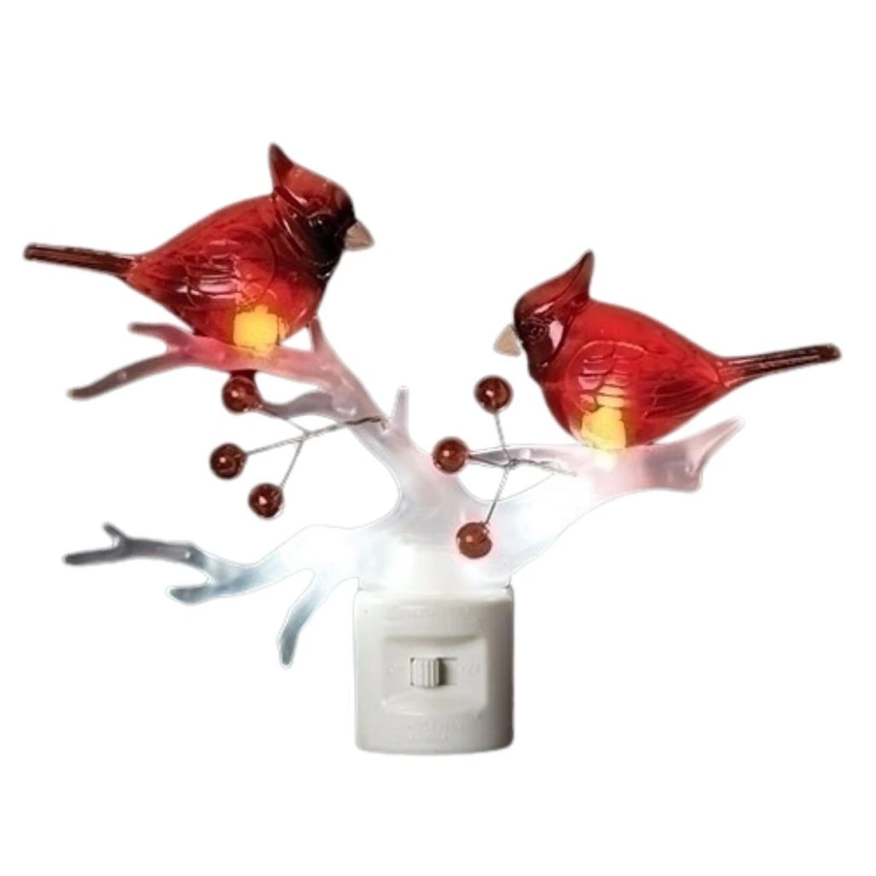 Cardinals On Branches Night Light 3 Cardinals On Branches Night Light