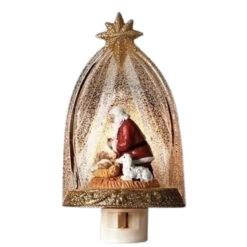 Kneeling Santa Night Light