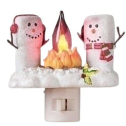 4.5" Marshmallow Eith Holly Night Light