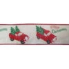 2.5"X10Y Truck With Trees Wired Ribbon -Christmas 252834 2.5X10Y Truck with Trees Wired Ribbon 82364.1662563128