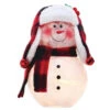 Lit Get Your Merry On Snowman With Plaid Hat Lamp -Christmas 271258B Lit Get Your Merry On Snowman With Plaid Hat Lamp 48349.1663783694
