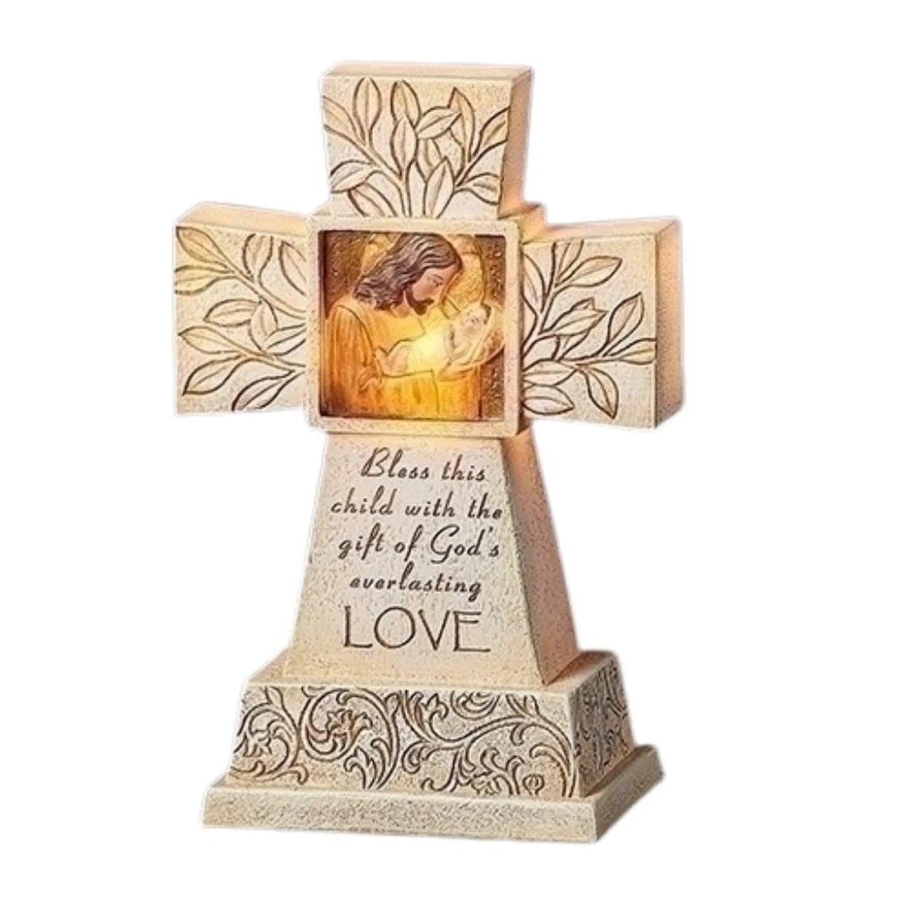 6.75" Jesus Loves Me Cross Night-Light 3 6.75" Jesus Loves Me Cross Night-Light